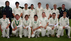 The Ireland team which won the European Under 17 Championships in Belfast