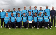 Scotland clinched the 2010 European Under 19 Championships with a 109 run win against Jersey at Stormont.