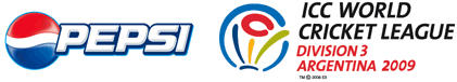 Pepsi ICC World Cricket League Division 3, 2009, logo